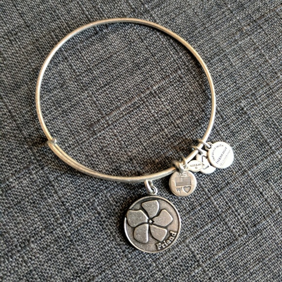 Alex and Ani Jewelry - Alex & Ani Silver "Friend" Bracelet Alex and Ani Jewelry - Alex & Ani Silver "Friend" Bracelet